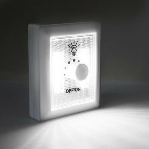 brillar wireless dimmer light with cob led technology white Illuminated switch panel with dimmer and knob