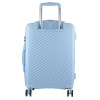 pierre cardin inspired milleni luggage bag large in blue + free milleni waist bag Light blue suitcase with wheels and handle