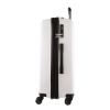 pierre cardin inspired milleni luggage bag large in blue + free milleni waist bag White suitcase with wheels and handle