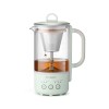 v943 k32au green 202507090925 00.jpg Electric tea maker with glass carafe and filter.