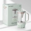 buydeem mini multi function tea/coffee maker k32 600ml Buydeem tea maker with packaging, mint green.