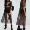 t shirt women black gauze mesh sheer tops sheer long shirts casual loose t shirts transparent long short sleeve tops T Shirt Women Black Gauze Mesh Sheer Tops Sheer Long Shirts Casual Loose T-Shirts Transparent Long Short Sleeve Tops 2