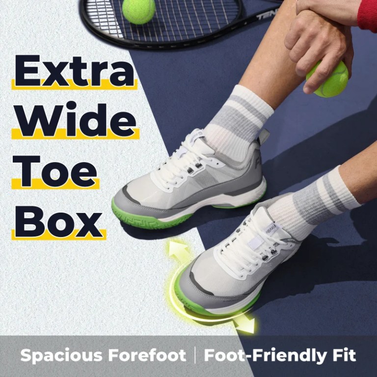 fitville wide tennis shoes for men pickleball shoes lightweight breathable all court athletic with arch support & wide toe box FitVille Wide Tennis Shoes For Men Pickleball Shoes Lightweight Breathable All Court Athletic With Arch Support & Wide Toe Box 2