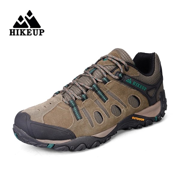 hikeup hiking shoes mens winter climbing trekking sneakers for men leather breathable outdoor anti skid sports work man shoes HIKEUP Hiking Shoes Mens Winter Climbing Trekking Sneakers for Men Leather Breathable Outdoor Anti-skid Sports Work Man Shoes 2