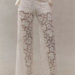 CHRSTYLE Lace Floral Loose Casual Wide Leg Pants for Women Elastic Waist See Through Mesh Summer Pants Beach Cover Ups 2025 1