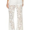 chrstyle lace floral loose casual wide leg pants for women elastic waist see through mesh summer pants beach cover ups 2025 CHRSTYLE Lace Floral Loose Casual Wide Leg Pants for Women Elastic Waist See Through Mesh Summer Pants Beach Cover Ups 2025 4