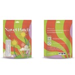 outcast disposable castor oil wraps 10 pack relief (copy) Colourful navel patch packaging with vibrant design.