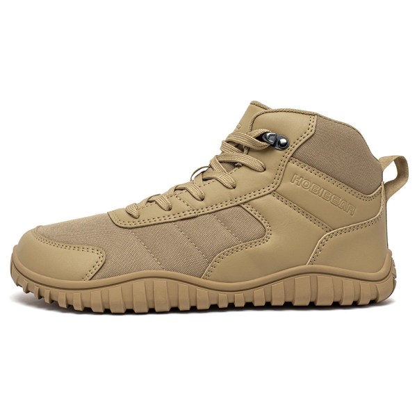 hobibear unisex mid top wide toe shoes hiking boots outdoor non slip trail running artificial leather canvas shoes HOBIBEAR Unisex Mid-Top Wide Toe Shoes Hiking Boots Outdoor Non-Slip Trail-Running Artificial Leather Canvas Shoes