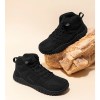 HOBIBEAR Unisex Mid-Top Wide Toe Shoes Hiking Boots Outdoor Non-Slip Trail-Running Artificial Leather Canvas Shoes 6