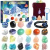 advent calendar 2025, 24 days countdown with gemstone rock collection learn kit,natural gemstones rock collection christmas gift Advent Calendar 2025, 24 Days Countdown with Gemstone Rock Collection Learn Kit,Natural Gemstones Rock Collection Christmas Gift