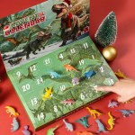 Advent Calendar 2025 Dinosaur Toys 24 Days Countdown Calendar to Christmas Surprise Toys Set with Different Dinosaur Figurine Gi 4