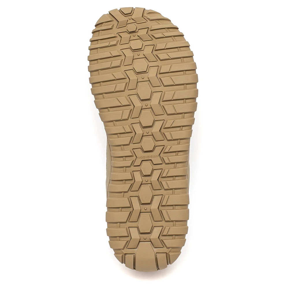 HOBIBEAR Unisex Mid-Top Wide Toe Shoes Hiking Boots Outdoor Non-Slip Trail-Running Artificial Leather Canvas Shoes 5