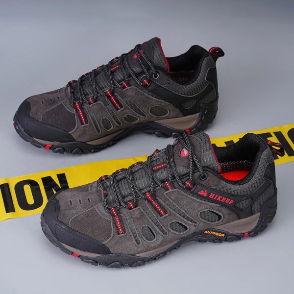 hikeup hiking shoes mens winter climbing trekking sneakers for men leather breathable outdoor anti skid sports work man shoes HIKEUP Hiking Shoes Mens Winter Climbing Trekking Sneakers for Men Leather Breathable Outdoor Anti-skid Sports Work Man Shoes 4