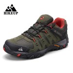 HIKEUP Men\'s Hiking Shoes Suede Leather Outdoor Shoes Wear-resistant Men Trekking Walking Hunting Tactical Sneakers 4