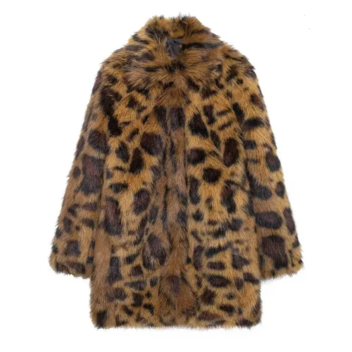 Zach Retro leopard print coat