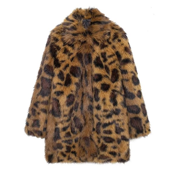 Zach Retro leopard print coat