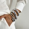 diazi 4 style exaggerated gift gold silver color metal cuff bangles for women men hip hop punk geometric round bracelet jewelry DIAZI 4 Style Exaggerated Gift Gold Silver Color Metal Cuff Bangles for Women Men Hip Hop Punk Geometric Round Bracelet Jewelry 3