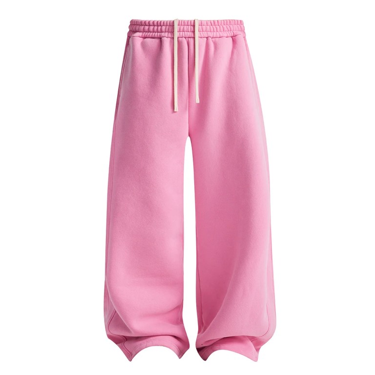 YE99 Mens Wide leg men's casual pants Draw String 3