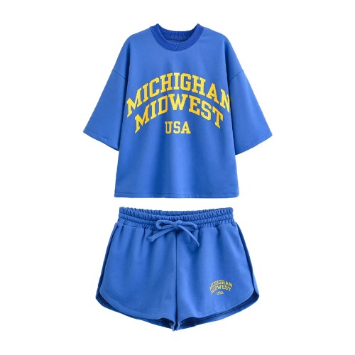 Zach Summer Michigan West Short Sleeve T-shirt Sports Shorts