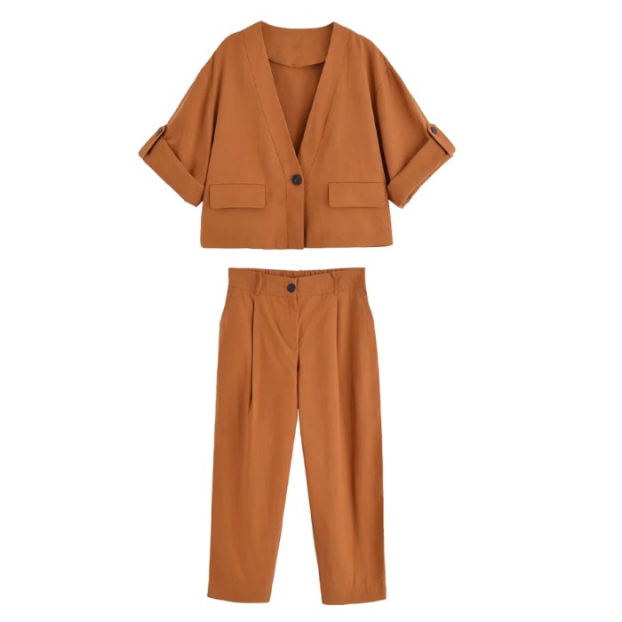 zach spring summer v neck rolled sleeve military shirt and pleat pants Zach Spring Summer V-neck rolled Sleeve Military Shirt and Pleat Pants 3