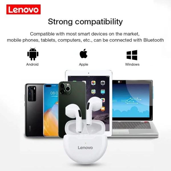 lenovo ht38 tws bluetooth earphone mini wireless earbuds with mic for iphone xiaomi sport waterproof 9d stere headphone Lenovo HT38 TWS Bluetooth Earphone Mini Wireless Earbuds with Mic for iPhone Xiaomi Sport Waterproof 9D Stere Headphone 6