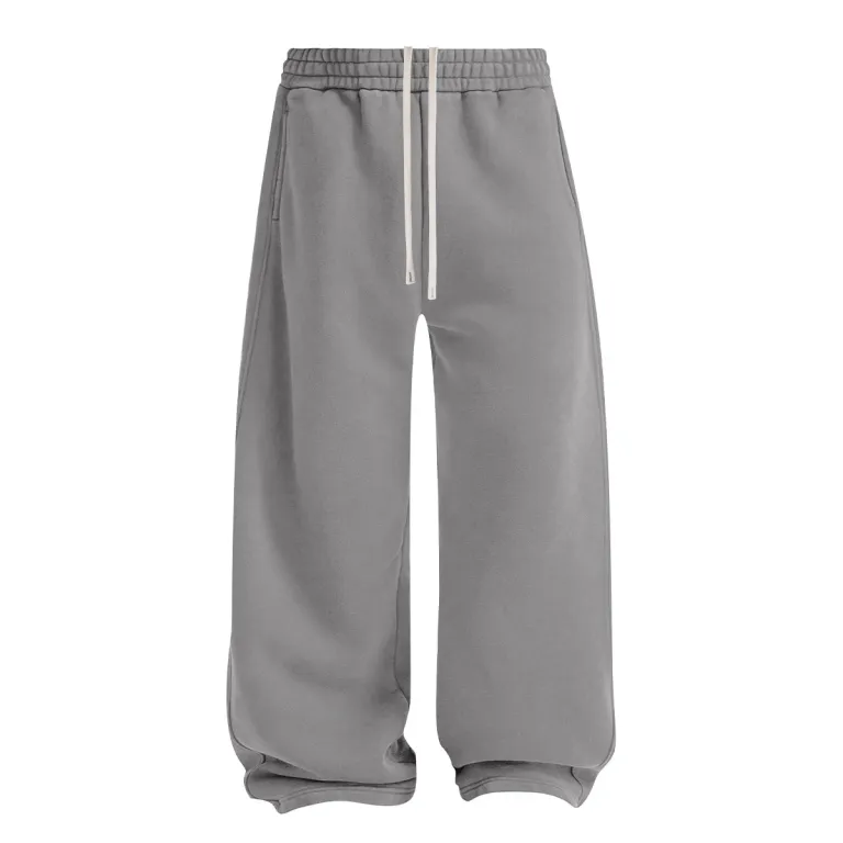 YE99 Mens Wide leg men's casual pants Draw String 4