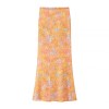 women's spring summer round neck printed crop top half skirt set women\'s Spring Summer round neck printed crop top half skirt set 4