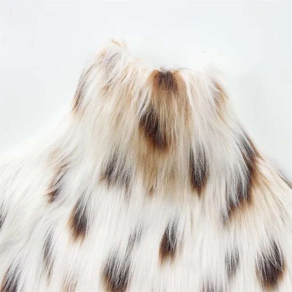 zach womens white leapoard faux fur coat jacket Zach womens white leapoard Faux Fur Coat Jacket 3