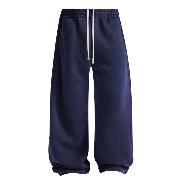 YE99 Mens Wide leg men's casual pants Draw String 2