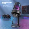 fifine usb microphone for recording and streaming on pc and mac,headphone output and touch mute button,mic with 3 rgb modes a8 FIFINE USB Microphone for Recording and Streaming on PC and Mac,Headphone Output and Touch-Mute Button,Mic with 3 RGB Modes -A8 3