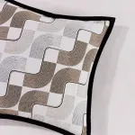 Brown Black White Cushion Cover Geometry Pillow Covers Decorative for Bed Sofa Living Room Home Decor Pillow Cases 45x45 50x50 4