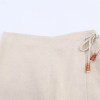 Zach womens fashion V-neck beaded lace up sleeveless vest Spring summer new high waisted casual versatile shorts 6