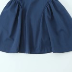 Zach Sleeveless Navy Ruffy Bodyline Mini Dress 4