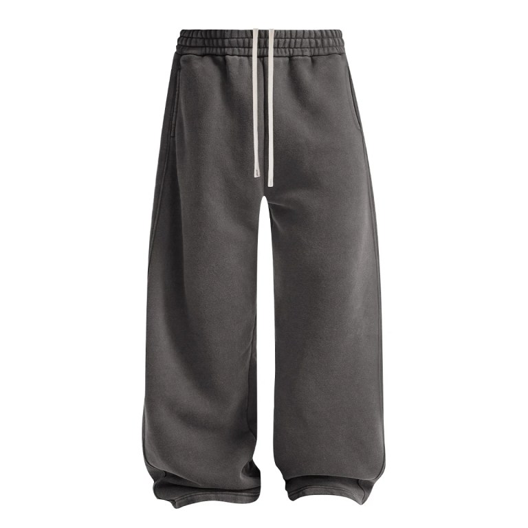 YE99 Mens Wide leg men's casual pants Draw String 5