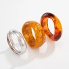 diazi new bohemian vintage punk geometric bangles jewelry fashion brown acrylic resin wide bangles bracelets for women men gift DIAZI New Bohemian Vintage Punk Geometric Bangles Jewelry Fashion Brown Acrylic Resin Wide Bangles Bracelets For Women Men Gift 5