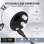 FIFINE Recording XLR Dynamic Microphone with Real-time Monitoring,USB Streaming Mic with Gain Knob/Touch-mute for PC,Mixer-K688 3