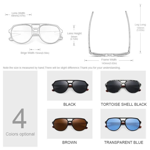Oi Wood Brand Natural Wooden Sunglasses For Men Women Polarized Oculos De Sol 4