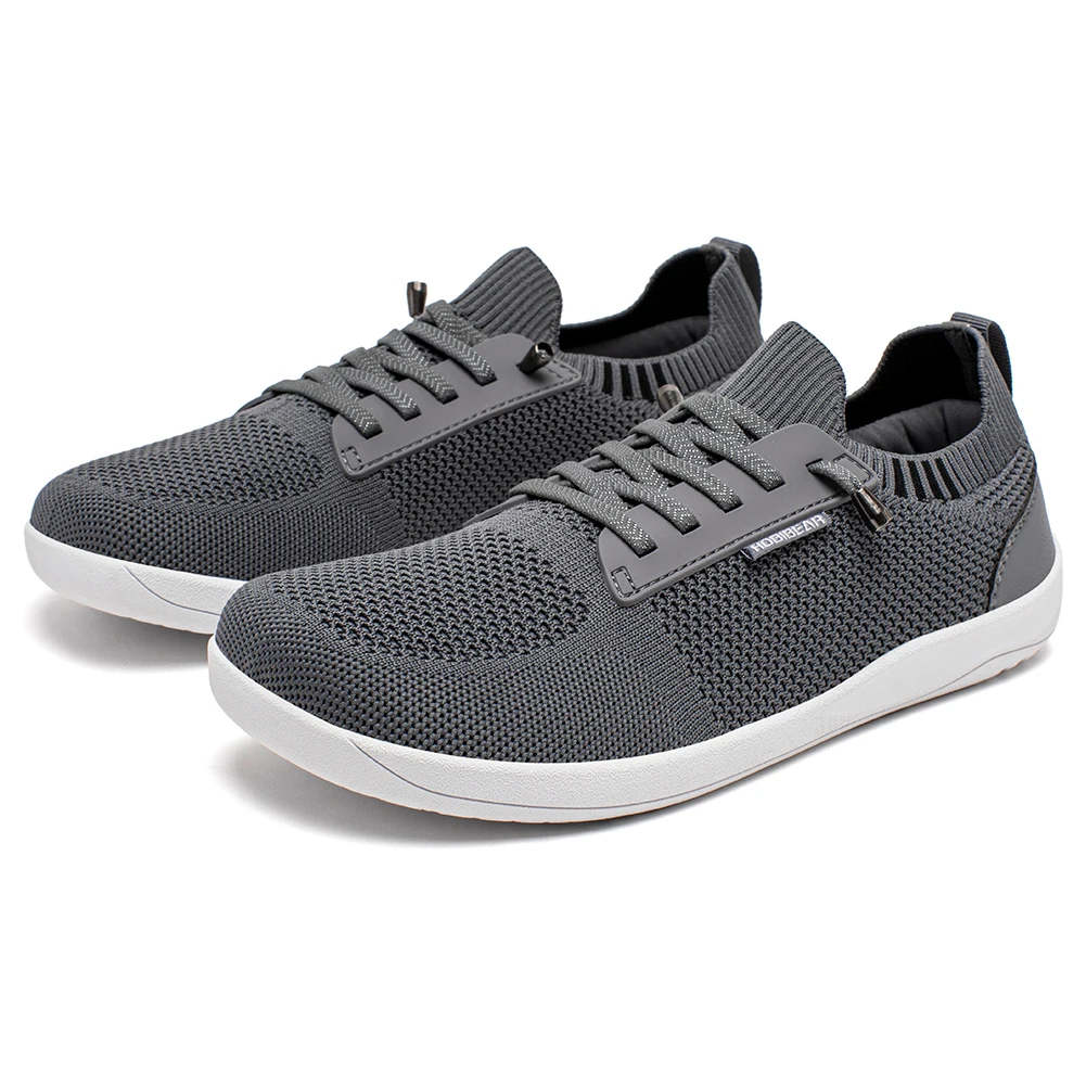 HOBIBEAR Wide Toe Barefoot Shoes Mens Womens Slip-On Minimalist Walking Sneakers Shoes | Zero Drop Sole | Breathable Mesh 3