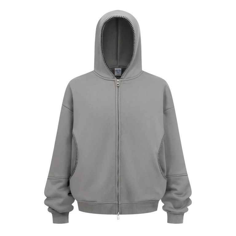 YE99 new hooded zipper sweatshirt 2