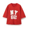 preppy ny 82 crop red tee and short shorts set spring summer Preppy NY 82 Crop Red Tee and Short Shorts Set Spring Summer 1