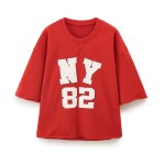 Preppy NY 82 Crop Red Tee and Short Shorts Set Spring Summer 1