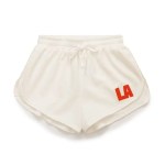 Zach Womens Spring Summer LA Sweater Jogger and Short shorts in white Set 3