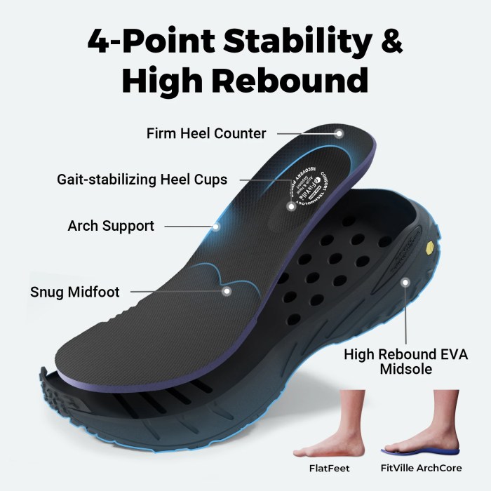 FitVille Men'S Extra Wide Sneakers Slip-On Shoes Comfortable Running Shoe Non-Slip Hiking With Arch Support For Swollen Feet 5