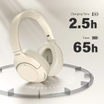 FIFINE X3W Bluetooth Wireless Headphones, Noise Canceling, Up to 65H Playtime for Music, Comfortable Over-Ear for Phone/Tablet 1