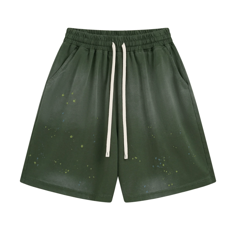 YE99 Spray and splash ink to flick some retro shorts 2