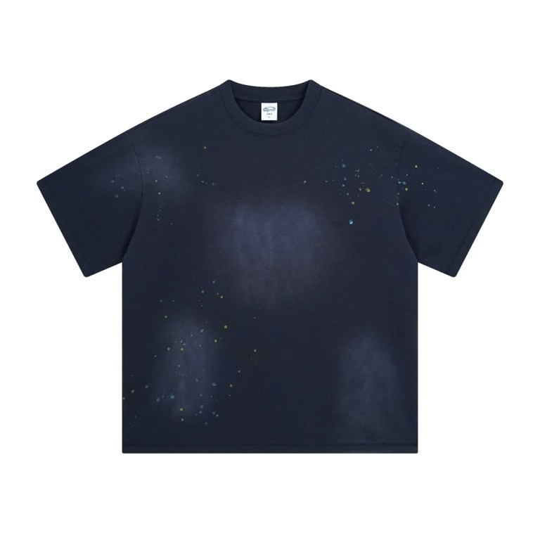ye99 spray splash ink retro t shirt for spring/summer YE99 spray splash ink retro t-shirt for spring/summer 1