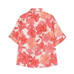 zach spring summer orange floral short sleeve shirt and ruffle skirt set Zach Spring Summer orange Floral Short sleeve shirt and ruffle skirt set 3