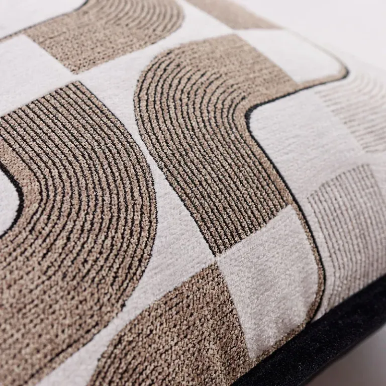 Brown Black White Cushion Cover Geometry Pillow Covers Decorative for Bed Sofa Living Room Home Decor Pillow Cases 45x45 50x50 5