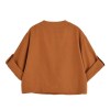 zach spring summer v neck rolled sleeve military shirt and pleat pants Zach Spring Summer V-neck rolled Sleeve Military Shirt and Pleat Pants 5