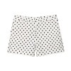 Zach polka dot chiffon crop jacket new high waisted mini shorts 4
